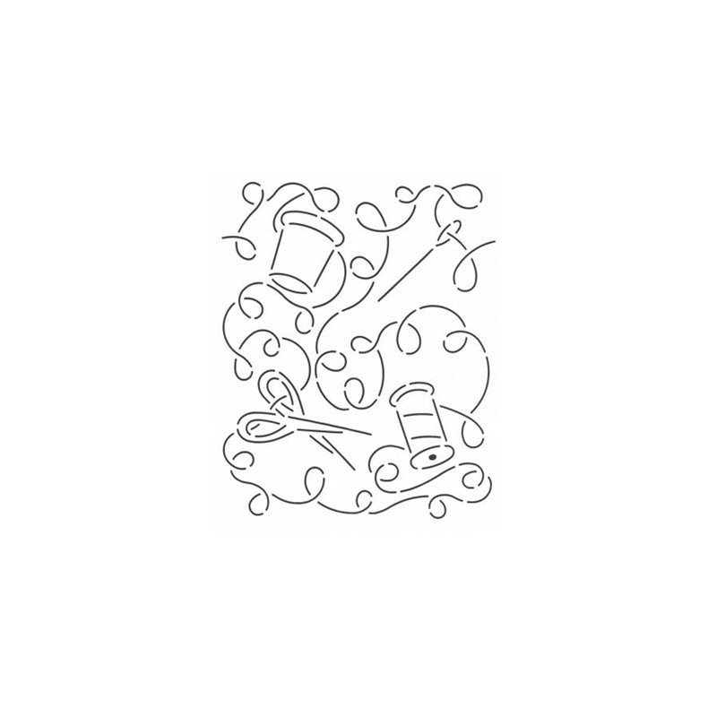 Quilteskabelon Sy-Tilbeh�r