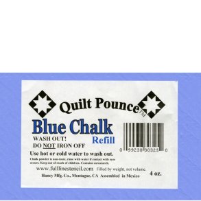 Quilt pounce kridt Bl� - Vaskes af