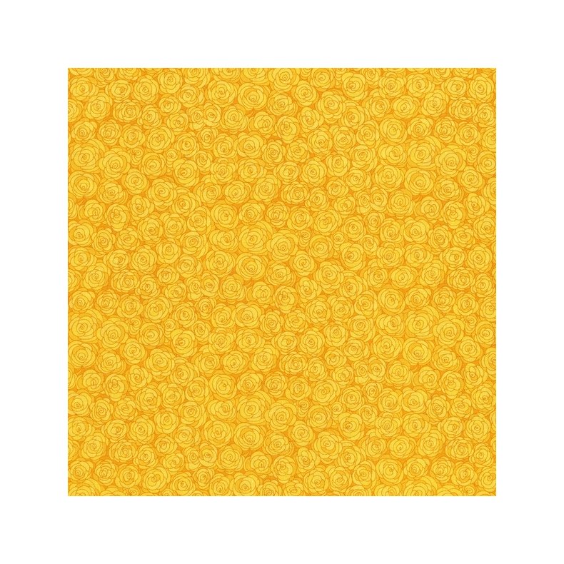 Tone-i-tone basisstof - Rose Petals - Daffodil