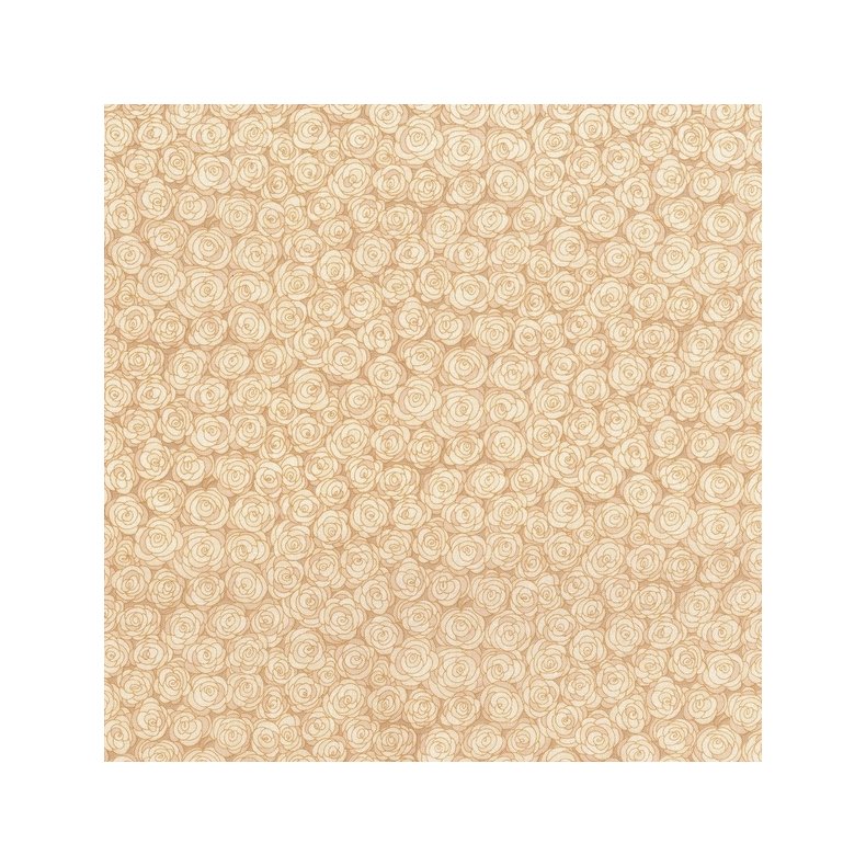 Tone-i-tone basisstof - Rose Petals - Meringue