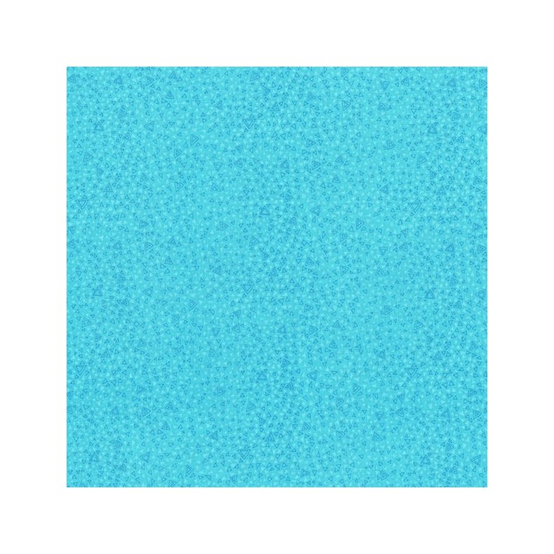 Tone-i-tone basisstof - Triangle Symphony - Aqua