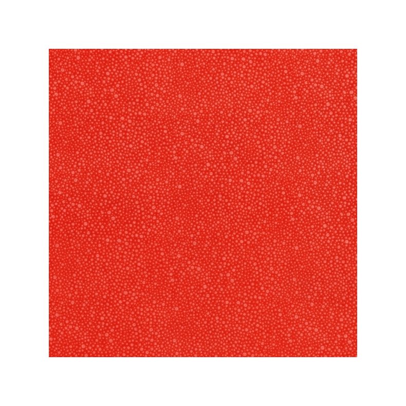 Tone-i-tone basisstof - Random Dots - Deep Coral