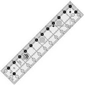 Patchworklineal - Rektangul�r 2� x 12� inch Lineal
