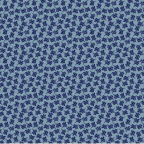 EQP Patchworkstof - Funky fern - Stone blue