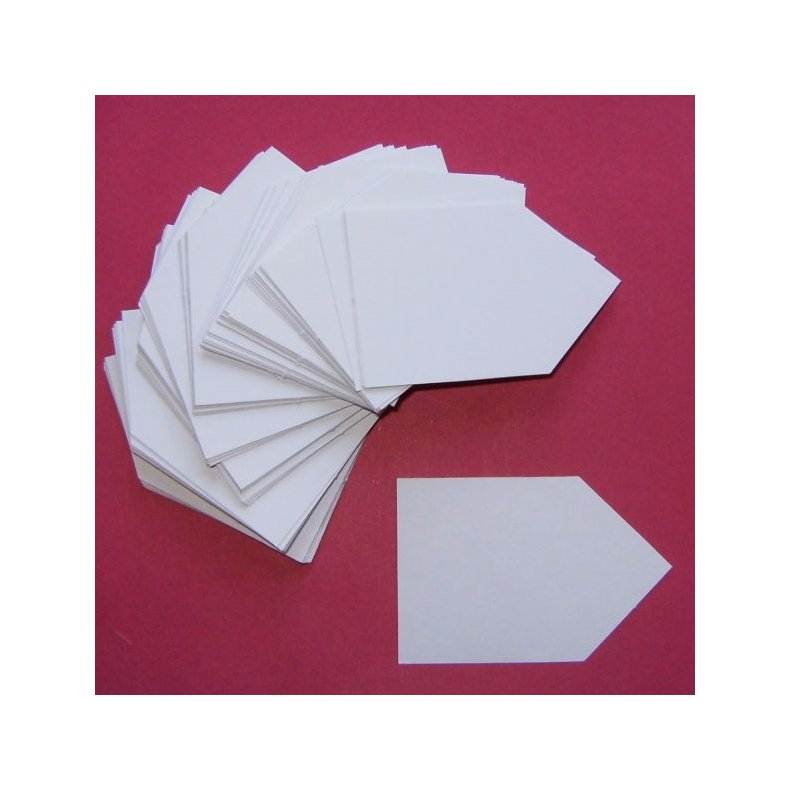 Patchwork Pap Flag 4 x 6cm - 100stk