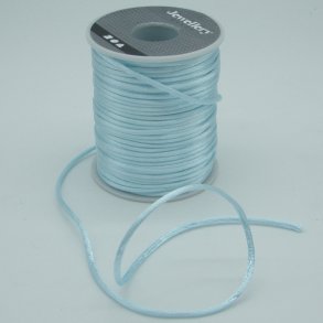 Satinsnor 2mm - Lys Bl�