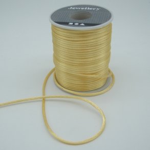 Satinsnor 2mm - Lys Gul