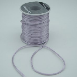 Satinsnor 2mm - Lys Lilla