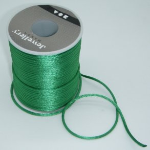 Satinsnor 2mm - Gr�n
