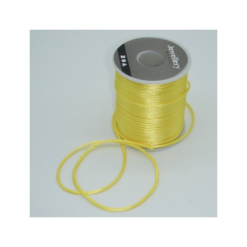 Satinsnor 2mm - Gul