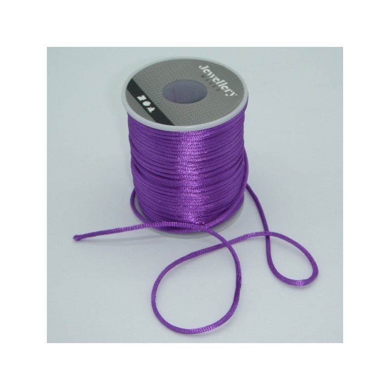 Satinsnor 2mm - Lilla