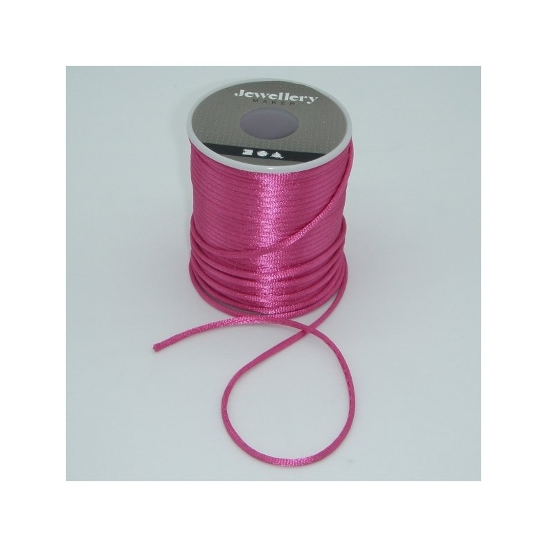 Satinsnor 2mm - Pink