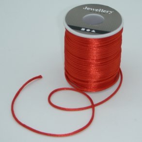 Satinsnor 2mm - R�d
