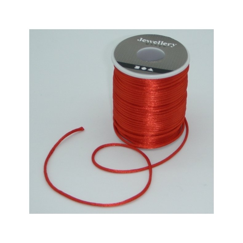Satinsnor 2mm - R�d