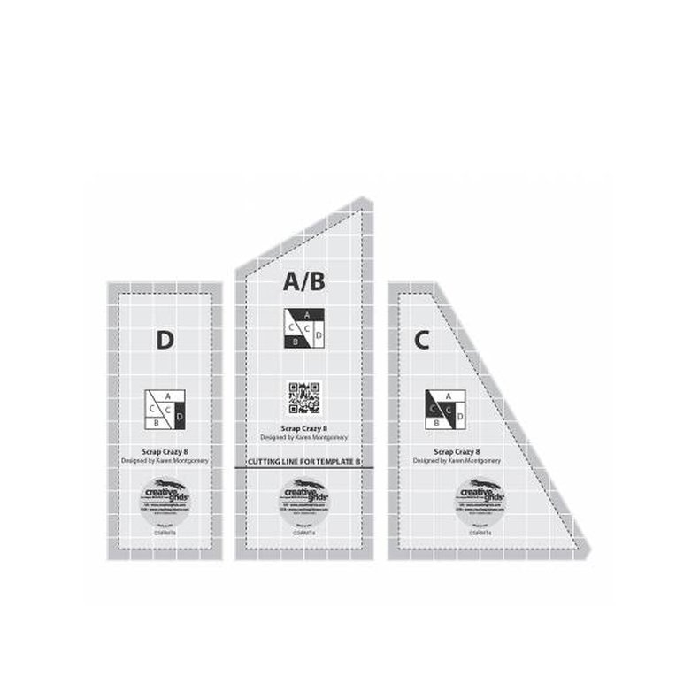 Patchworklineal S�t - Scrap Crazy  8inch