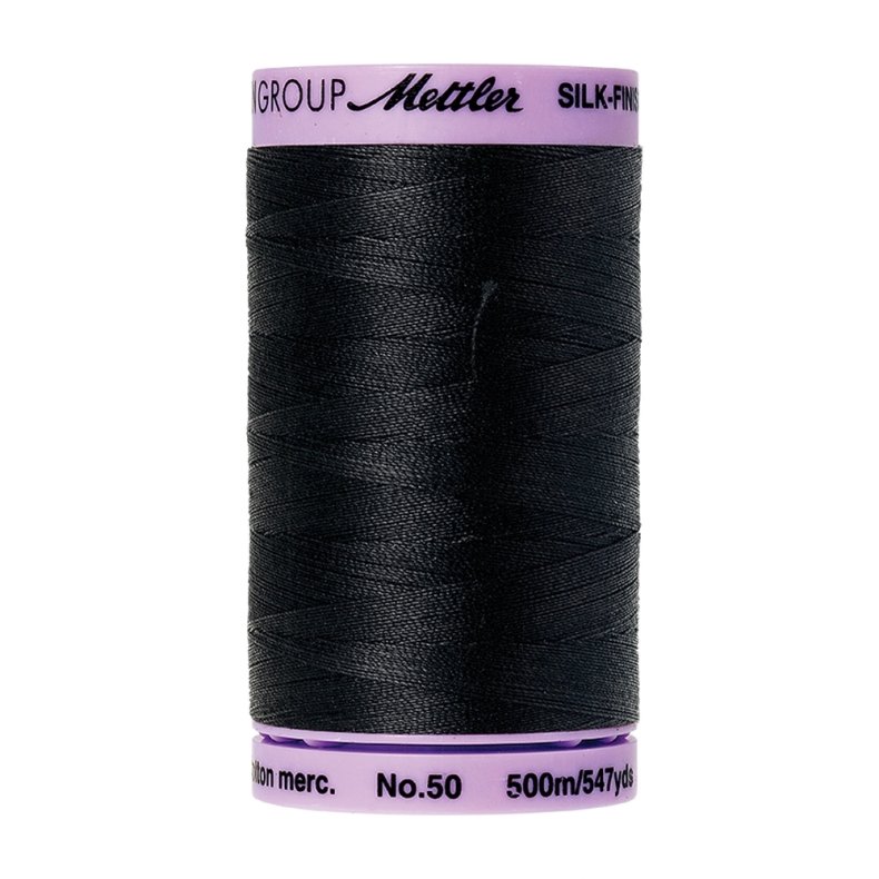 Silk Finish cotton 50 - 500m - Sort