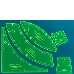 Slit N Sew Double Wedding Ring sk�relineal