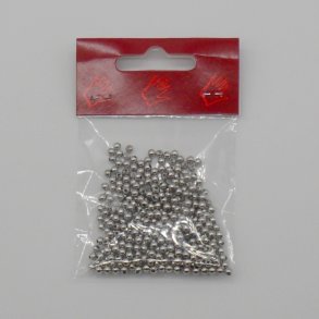 Voksperler S�lv 3mm - 375 stk.