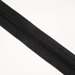 Spirallynl�s 6mm Sort (25cm)