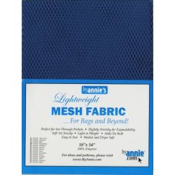 Mesh Stof til tasker - Blastoff Blue 18 x 54 inch