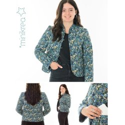 Sym�nster - Quiltet jakke str. 34-50