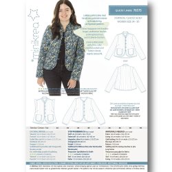 Sym�nster - Quiltet jakke str. 34-50