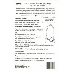 Taske sym�nster - The saxted green satchel