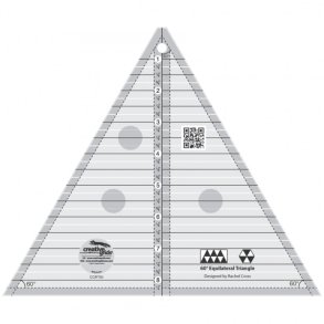 Patchworklineal - Trekant 60 Grader 8 Inch