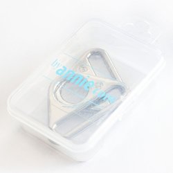 ByAnnie - 1� inch trekantede metalringe - Nikkel