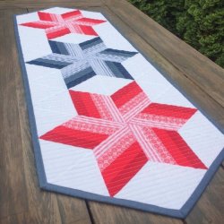 Patchworkm�nster til bordl�ber - Twirl-N-Spin