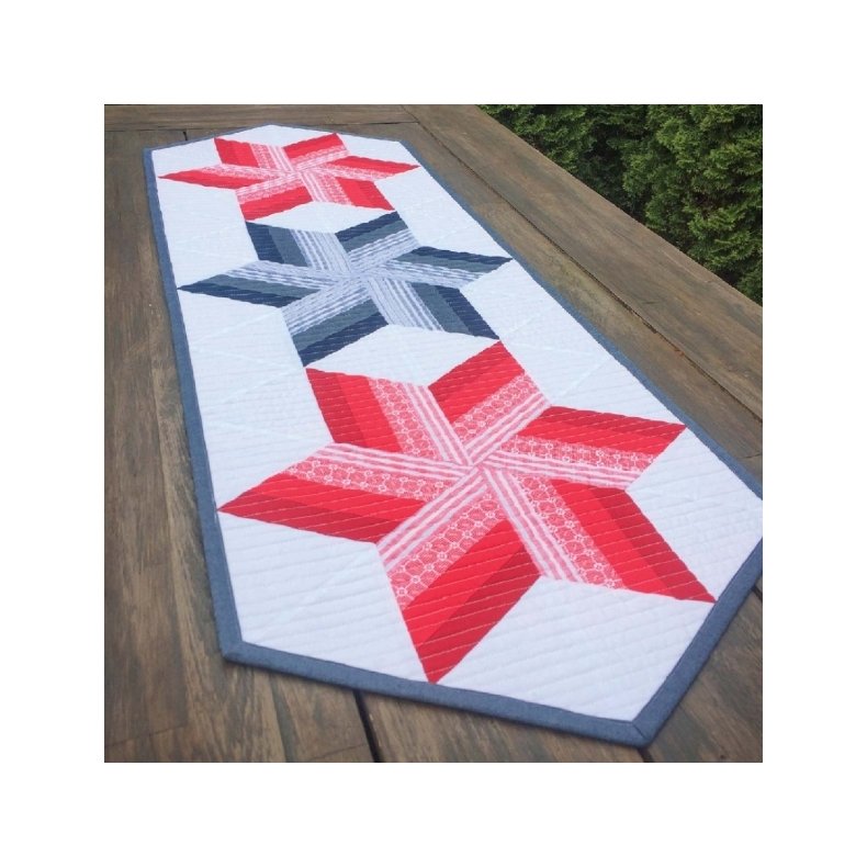 Patchworkm�nster til bordl�ber - Twirl-N-Spin