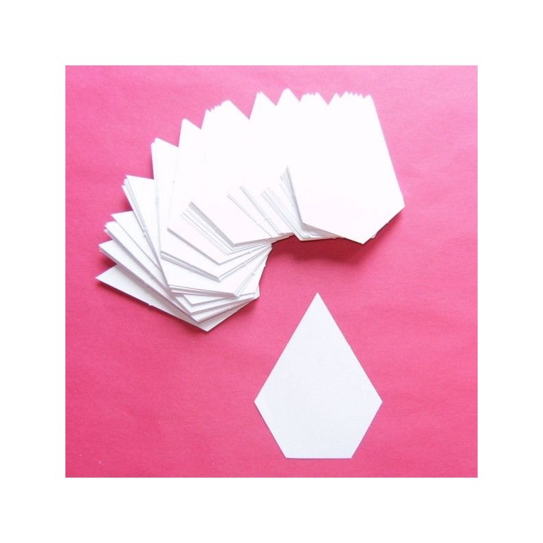 Patchwork Pap Juvel 2 X 4 Cm - 100stk