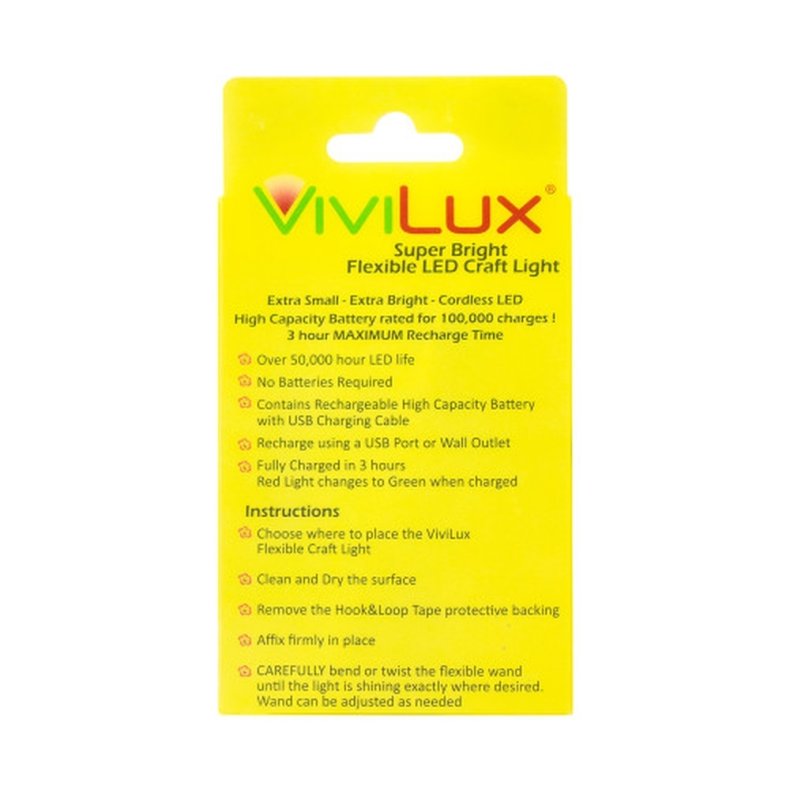 VIVILUX - LED symaskinelampe - Med gribeb�nd