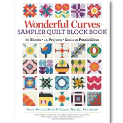 Patchworkbog - Wonderfull Curves - Sampler quilt block book