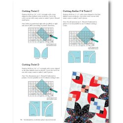 Patchworkbog - Wonderfull Curves - Sampler quilt block book